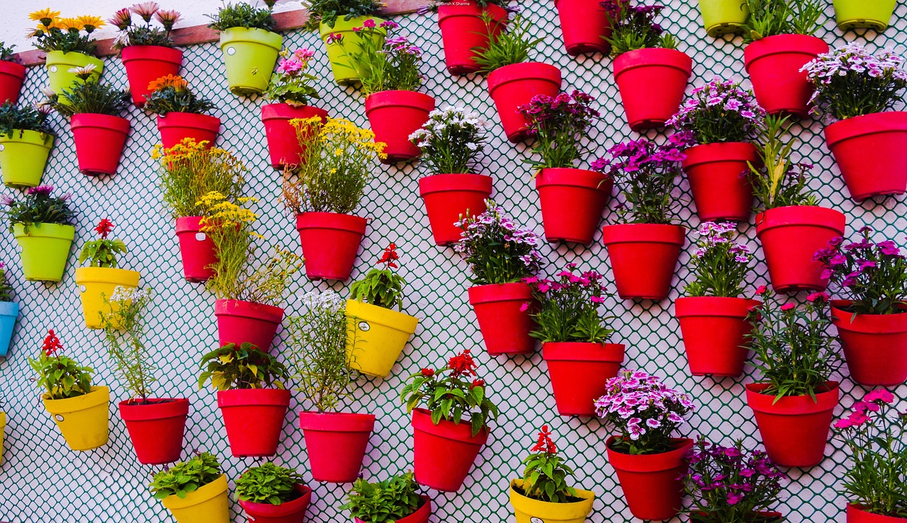 Homemade Plant Pots from Recycled Materials